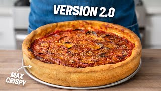 CHICAGO DEEP DISH PIZZA (New and Improved Recipe)