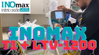 How to Set up INOmax DSIR Nitric Oxide with Hamilton T-1 and LTV-1200 Ventilator Circuit?