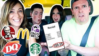 LETTING THE PERSON IN FRONT DECIDE WHAT WE EAT FOR 24 HOURS!!