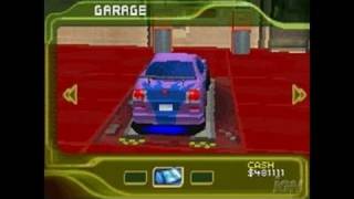 Street Racing Syndicate  Game Boy Gameplay - In the Garage