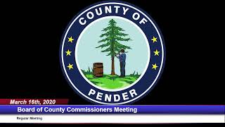 Pender County Live Stream