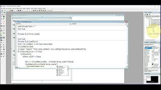 Visual basic 6.0 | Payroll Project 'frmEmpDetails - load data in ListView' | CodeLearning