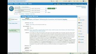 Searching the ERIC database