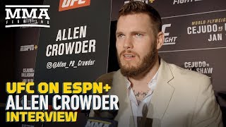 UFC Brooklyn: Allen Crowder 'Happy to Be The Man' to Knock Out Greg Hardy - MMA Fighting