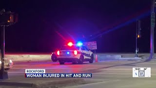 Woman critically hurt during hit-and-run in Rockford