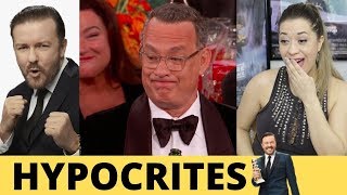 Ricky Gervais Roasted Hollywood Fakeness At The Golden Globes