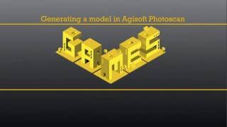 Creating a model in Agisoft Photoscan