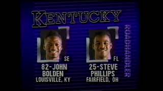 1989 TENNESSEE VS KENTUCKY