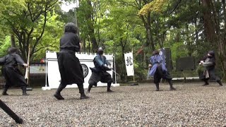 「雨渡雷撃」2021.5.1 越後上越上杉おもてなし武将隊10周年祭