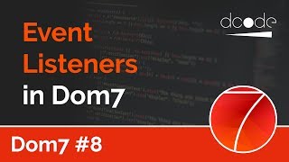 Dom7 Tutorial #8 - Events & Event Listeners