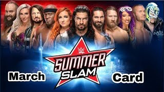 WWE Summerslam 2019 match card | WWE Summerslam Full Match