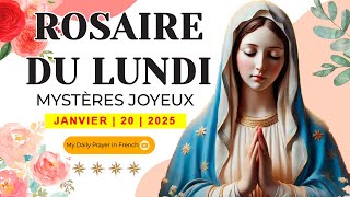 ROSAIRE DE GUÉRISON : MYSTÈRES JOYEUX, ROSAIRE DU LUNDI🌹20 JANVIER 2024 🙏🏻PRIÈRE POUR LA FORCE