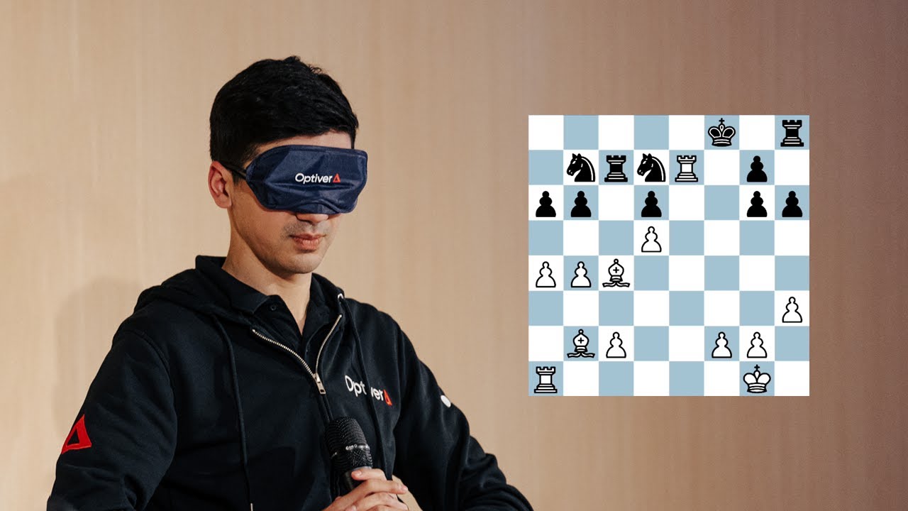 Anish Giri's Blindfolded Chess Challenge With Optiver - YouTube