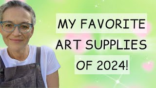 My Favorite Art Supplies of 2024 (Watercolor, Paper Cutting, Drawing, Painting, and Much More!)