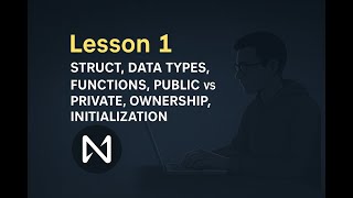 Lesson 1 - Struct, Data Types, Functions, Public vs Private, Ownership, Initialization