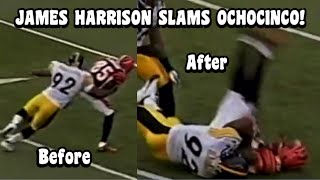 When James Harrison ‘BODY SLAMMED’ Chad Ochocinco! 🤬 Chad Ochocinco Vs James Harrison | Nightcap