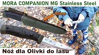 Nóż dla Olivki - Nierdzewny - Nóż MORA COMPANION MG -Stainless Steel -Olive - Cz. 1