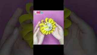 Como hacer flores de papel / flores de papel rápido y fácil 🌺 How to make paper flowers Shorts