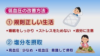 いわて元気○（マル）　【夏に向けて注意　低血圧】（2021/6/1放送　ニュースプラス１いわて）