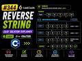LeetCode #344 Reverse String | Easy Solution Explained (C++)