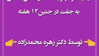 کالر داپلر بند ناف و محل اتصال به جفت در جنین 12 هفته