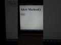 Alert Box |HTML CSS JS #js #css3 #html5