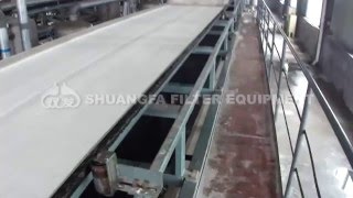 Fully Automatic Horizontal Vacuum Belt Filter / Filter Press / filtergood.com/Henan Shuangfa