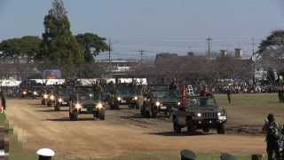 陸上自衛隊観閲式・行進動画　宮崎県都城駐屯地