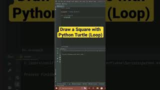 Draw a Square with Python Turtle (Loop)