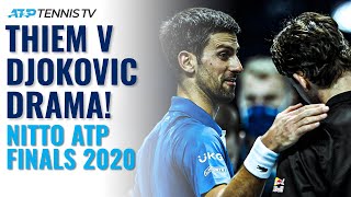 DOUBLE TIEBREAK DRAMA! Dominic Thiem vs Novak Djokovic Highlights at 2020 Nitto ATP Finals