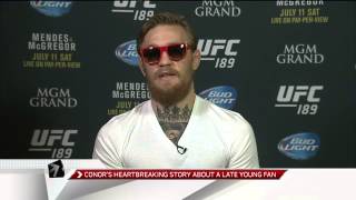 Conor McGregor’s Heartbreaking Story About Late Young Fan