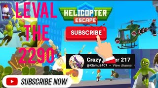 Helicopter europe 3d games play to Attack zombie fire And ALL killed Leval the 2290