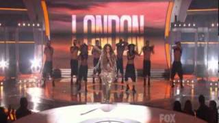 J-Lo Jennifer  Lopez on American idol 10 - Get on the floor