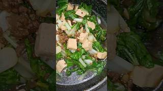 Ginisang Pechay with Tofu #veggierecipe #tofu  #homecooking #pechay #healthycooking #homecooking