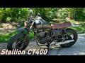Custom Stallion CT400 Scrambler  | DJI Action 4 x Mic 2