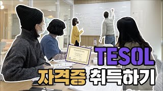 TESOL 자격증, 6주 공부하고 따볼까요? 열정적인 수업 엿보기! 🔥⎜부산영어회화