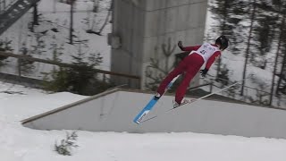 Junioricup Minisalpausselkä Lahti 19.01.2025.  Toinen  kilpailukierros.     Mäki K 64 m.