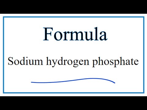 What is disodium hydrogen phosphate dihydrate used for?