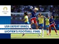 USA Defeat Brazil for Gold | Women's Football Final | #Paris2024 Highlights