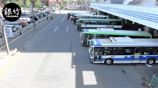 バス一斉発車シーン💨札幌駅バスターミナル 🚍 ‐ ＢＴ見学2021