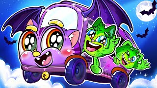 Spooky Scary Wheels On The Bus🦇👹Halloween Bus Song 🚑🚗🚓🚌 + More Nursery Rhymes by Baby Cars & Friends