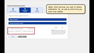 SPU My Utilities Website Tutorial on Signing Up For Garbage, Recycling, & Compost Notifications