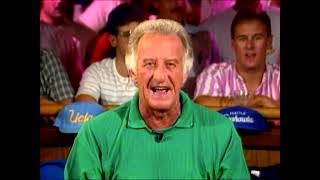 Bob Uecker introduces clip of Basebal player arguing with an umpire on The Bob Uecker Sports Show