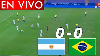 Argentina vs Brasil En Vivo🔴 qué canales transmiten el partido y a qué hora juegan