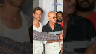 Hrithik Roshan, Dad Rakesh Roshan Look Uber Cool In Casuals As They Step Out For a Movie | Shorts