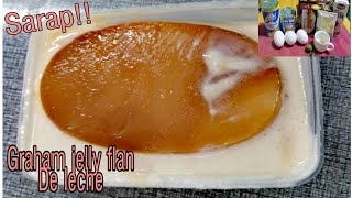 How to make Graham jelly flan / easy dessert recipe