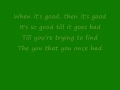 P!nk - Sober with lyrics
