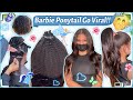 Trying Tape In Extensions On Short Hair | Invisible Install + Silk Press Ft. #ULAHAIR