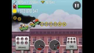 Hill Climb Racing Fully Upgraded Kiddie Express on Rooftops! HD