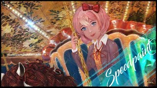 #dokidoki Sayori  HApPY THoUGhTS DDLC Speedpaint with Animation